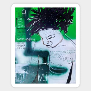 BASQUIAT SPLEEN Sticker